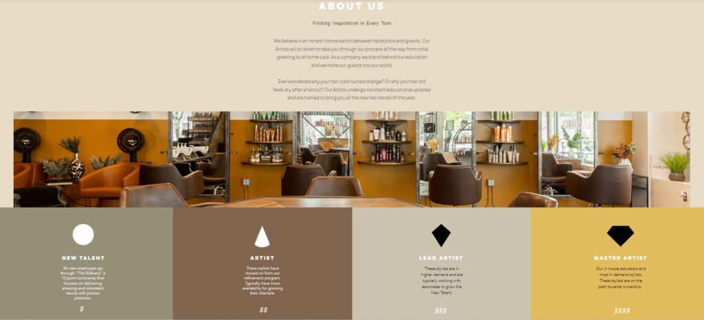 salon branding