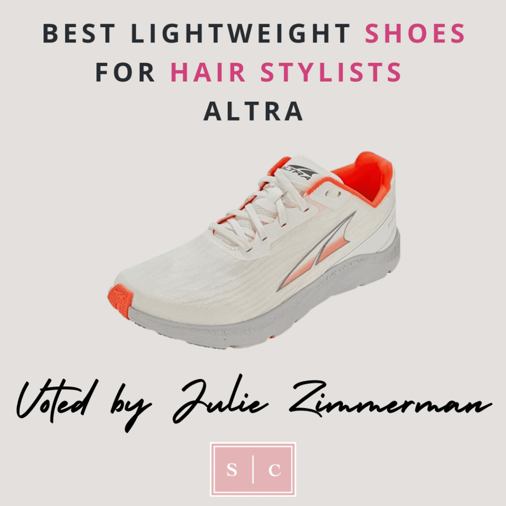 running shoes for working in a salon