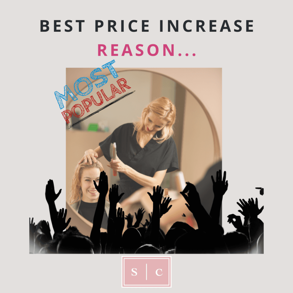 what is the best time to raise prices in the salon