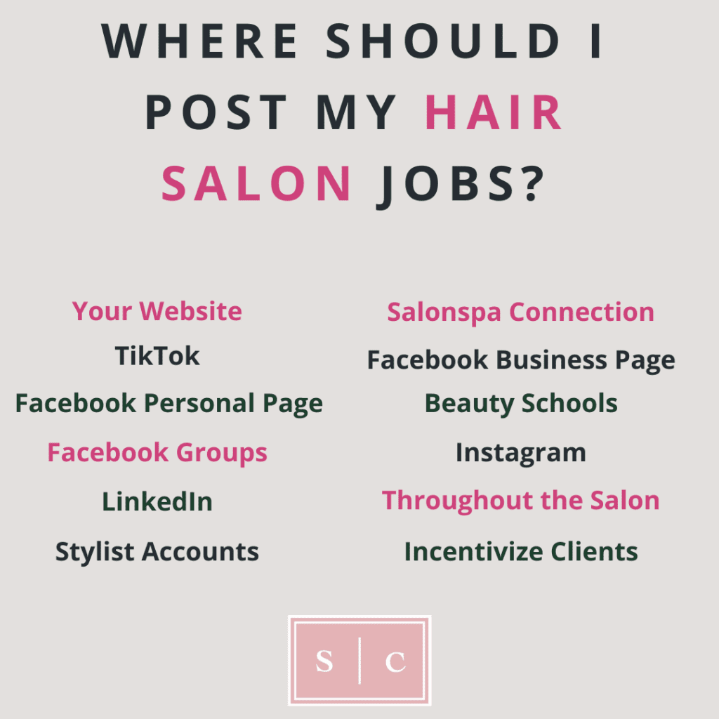 salon hiring ads