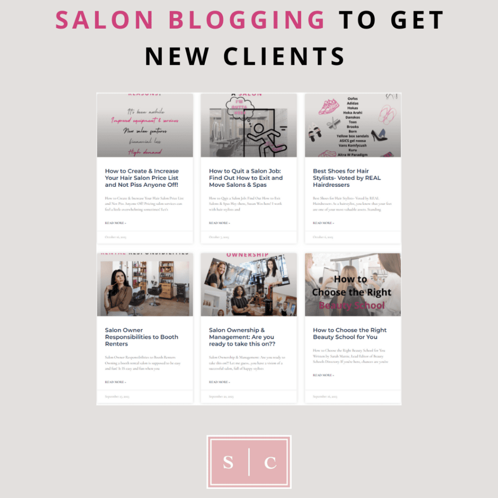how blogging gets new salon clients