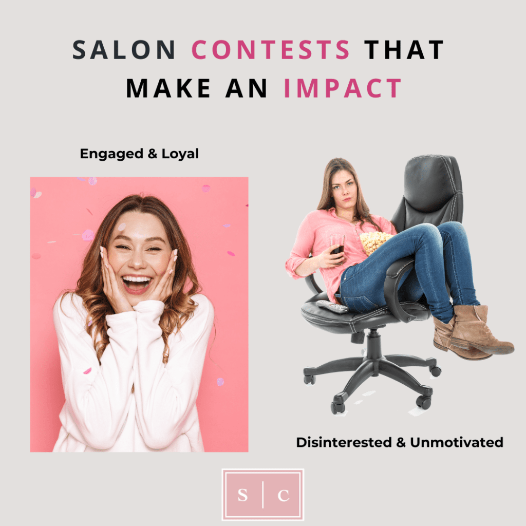 the two different types of hairdressers working in salons