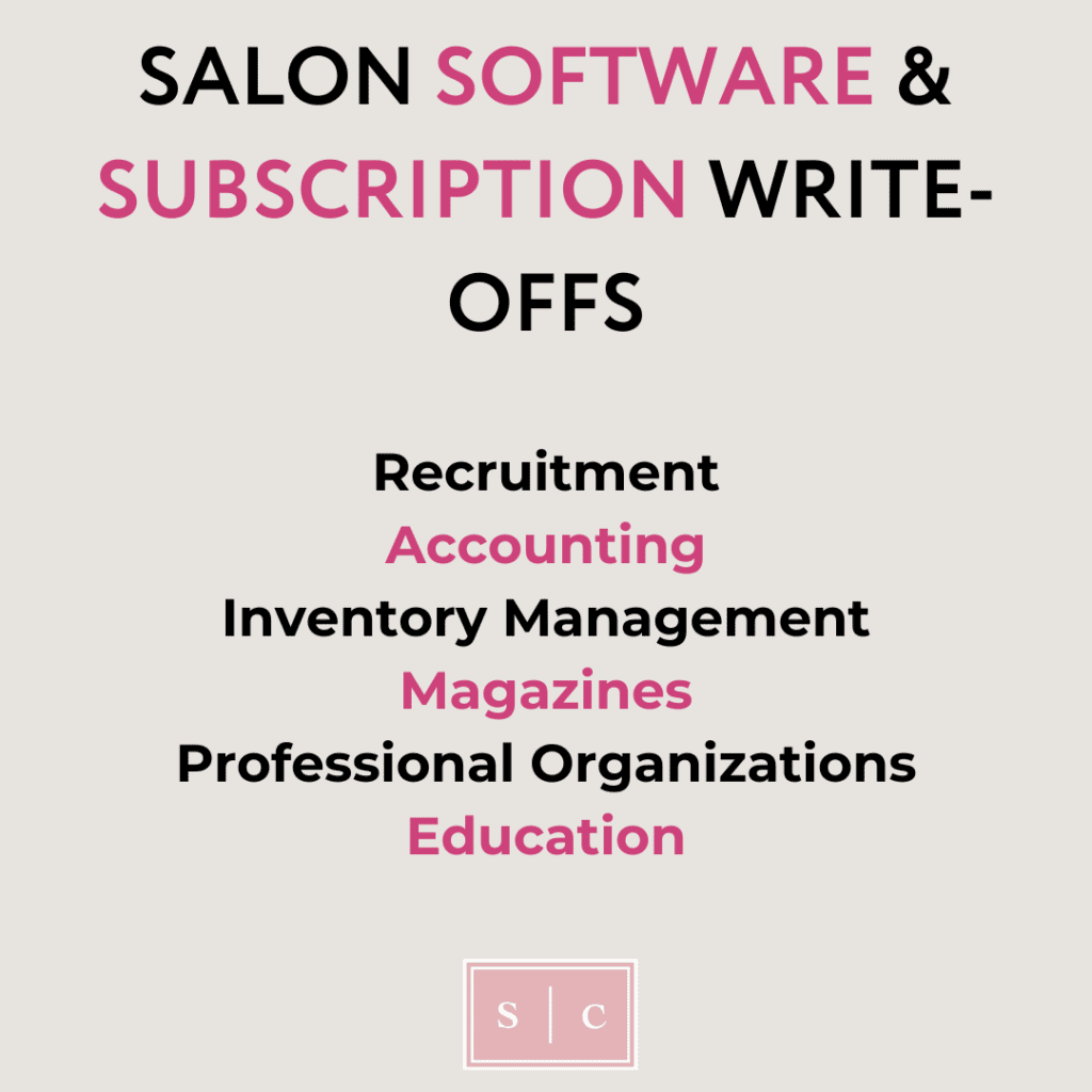 hidden salon tax breaks