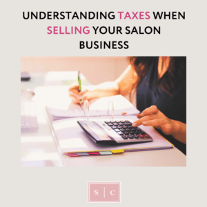 what salon owners pay after the sale of their business