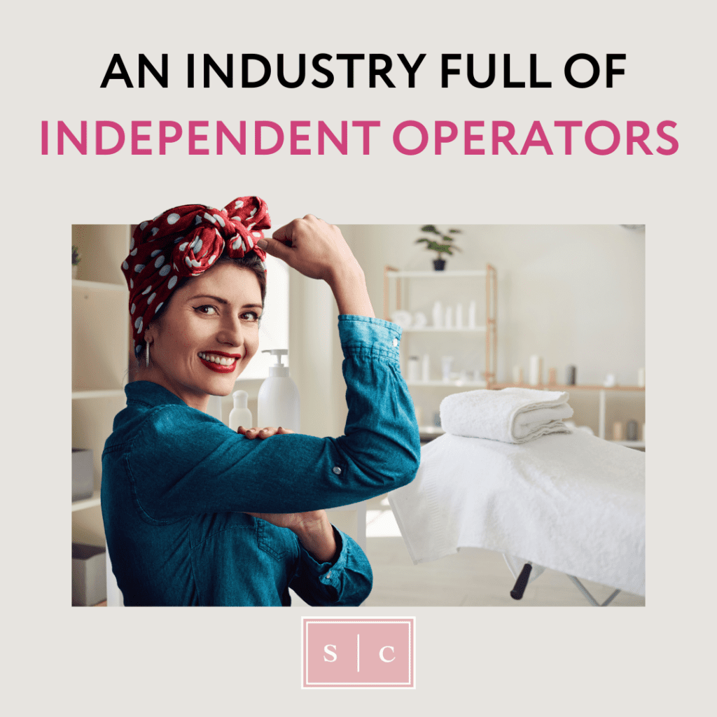 photo demonstrating how the beaity industry is full of independent operators