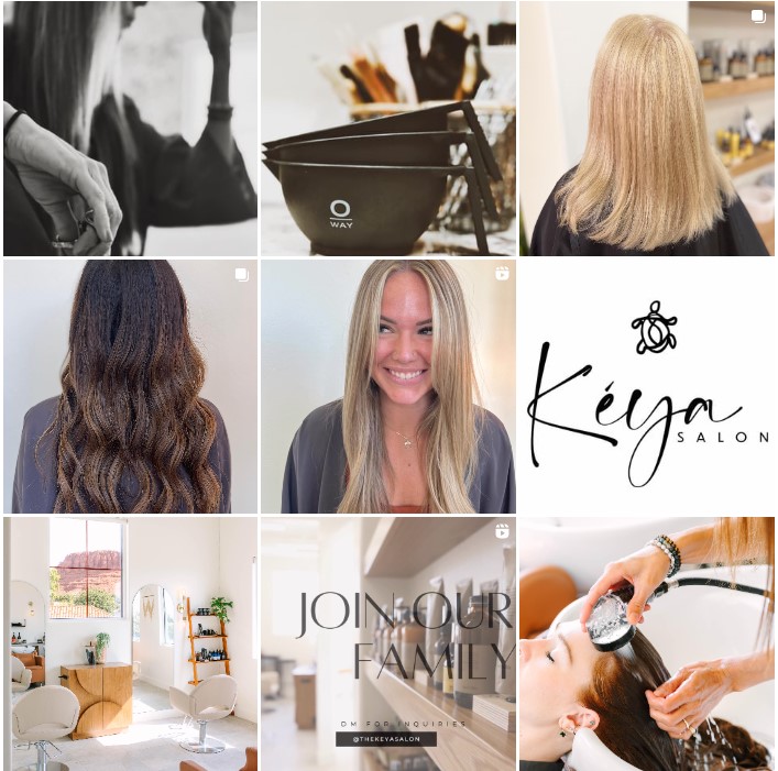 versatile salon instagram