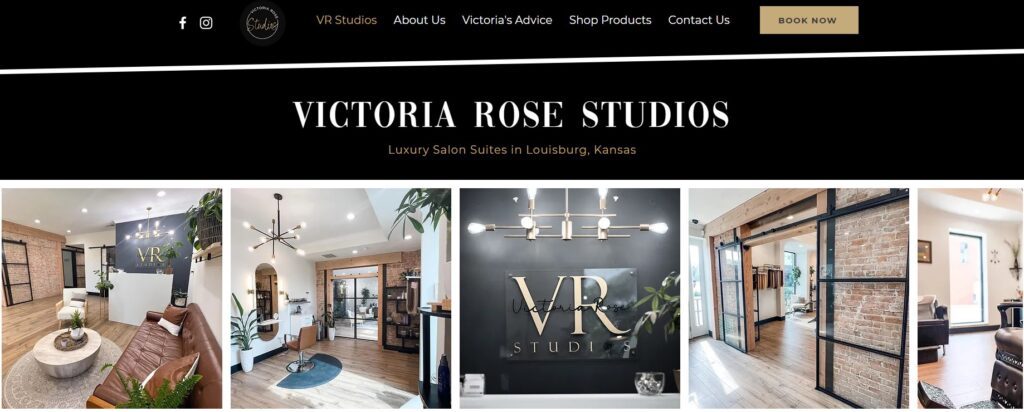 elegant salon branding
