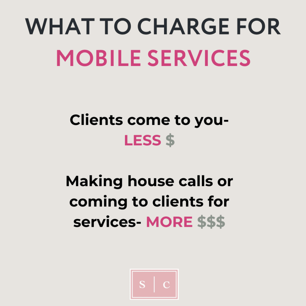 why charging people to make house calls for haircuts should be more