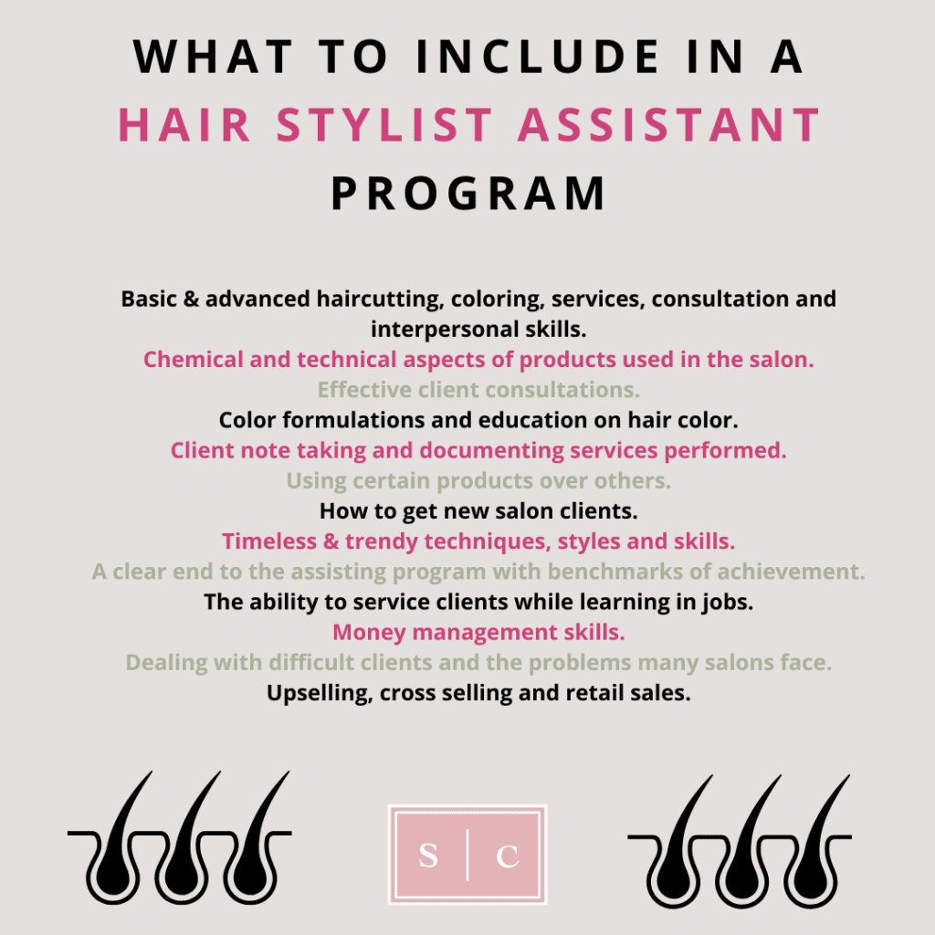 salon associate program must haves