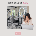 a salon owner struggling to keep the salon open