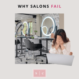 a salon owner struggling to keep the salon open